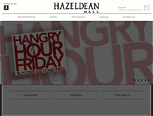 Tablet Screenshot of hazeldeanmall.com